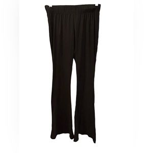 Juniors Black Flare Yoga Pants Size Large 11-13 No Boundaries